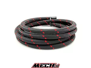 TUBO benzina AN6 8mm PTFE teflon -6 treccia acciaio NYLON colorato carburante - Imagen 1 de 2
