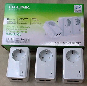 TP-LINK Powerline Adapter - TL-PA4020P KIT - AV500 (TOP) - Bild 1 von 3