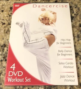 DANCERCISE DVD SET Hip-Hop for beginners belly Salsa Cardio Jazz. New & Sealed! - Picture 1 of 2