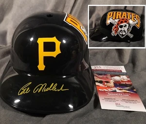 BILL MADLOCK signed PITTSBURGH PIRATES full batting helmet JSA W coa fs batters - Picture 1 of 8