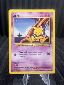 Abra 65/130 - Base Set 2 - WOTC Pokemon Card LP - Picture 1 of 2
