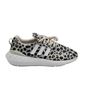 Adidas Swift Run 22 J Leopard Print Men Running Shoes GZ1553 Size 6 - Picture 1 of 9