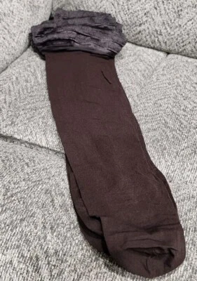 Lane Bryant 18-3363-1 Off black knee high nylons. 2 Pair. Size 3x - Image 1 of 4