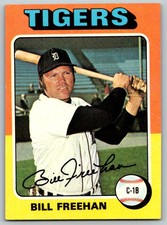 1975 Topps 1b Bill Freehan Detroit Tigers #397