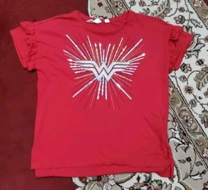 Gap Kids DC Wonder Woman Shirt Girls Size large - Picture 1 of 1