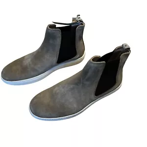 Stivali Chelsea Astroflex Rolf Stone scamosciati marroni nuovi con scatola da uomo taglia 44 - Foto 1 di 10