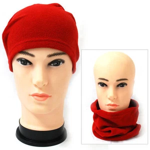 Caldo Invernale PILE Multiuso Snood Scaldacollo Cappello Testa Balaclava Sci A-RED - Foto 1 di 2