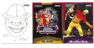 TNA 3 CURRY MAN WRESTLING CARDS BORN IN KALAMAZOO MICHIGAN CHRISTOPHER DANIELS - Picture 1 of 1