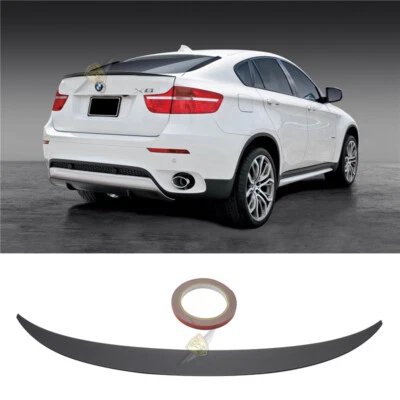 Fits 2008-2014 BMW E71 X6 Performance Style Rear Trunk Spoiler ABS Matte Black Foto 1 de 4