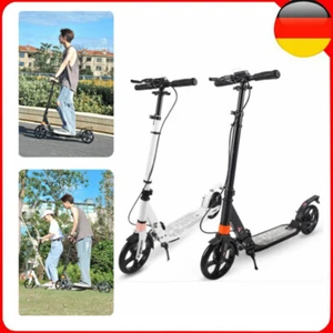 200mm Erwachsene Scooter Cityroller Roller 2 Big Wheel Tretroller Kickroller NEU - Bild 1 von 28