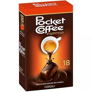Ferrero Pocket Kaffee Pralinen Espresso 100% Arabica Pralinen Bonbons 18 Stück - Bild 1 von 4
