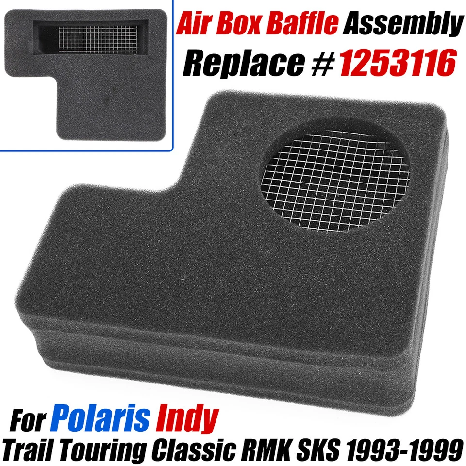 Air Box Baffle Assembly 1253116 For Polaris 1993-1999 Indy Trail Classic RMK SKS - Image 1 of 4
