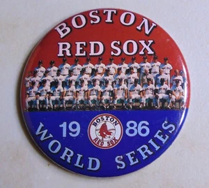Boston Red Sox 1986 baseball MLB sports pin button - Picture 1 of 1