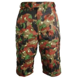 Swiss M83 Alpenflage Camo Bermuda shorts, Size S to L,V.G. to NOS, free shipping - Picture 1 of 13