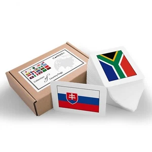 Colección de Tarjetas Flash Country Flags (Juego Completo Premium, Edición 2024) - Imagen 1 de 7