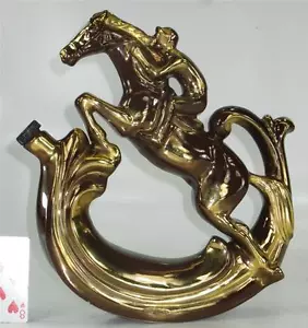PORCELAIN Jumping Horse English Riding Jug Equestrian Figurine Figures Figure - Picture 1 of 1