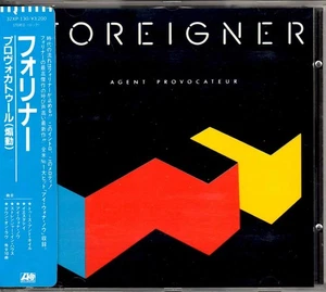 FOREIGNER AGENT PROVOCATEUR WEST GERMANY CD 32XP 130 JAPAN GOLD SEAL OBI TARGET - Bild 1 von 3