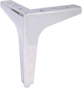 4 Stück 6 Zoll Metall Eck Ersatzbeine für Sofa, Stuhl, Hocker, Bett, Kabine, Couch - Bild 1 von 7