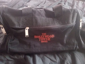 Disney Hollywood Tower Of Terror Hotel Black Duffle Bag Cast Member Exclusive  - Picture 1 of 5