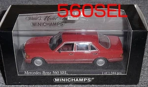 Mercedes Benz 560Sel 1989 rojo 1/43 - Imagen 1 de 2