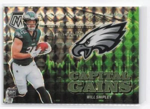 2024-25 Panini Mosaic Will Shipley RC #3 Capitol Gains Mosaic Silver - Bild 1 von 2