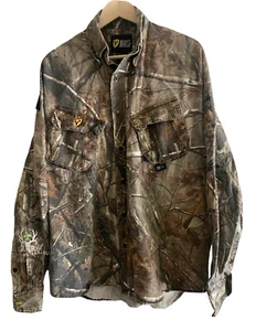 Scent Shield Hunting Shirt Mens Sz XL Button Down Long Sleeved Camouflage - Picture 1 of 3