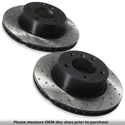 DISCOS DE FRENO DELANTEROS PERFORADOS RANURADOS 292MM BMW SERIE 1 E81 E82 E87 E88 04-11 - Imagen 1 de 4