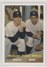 2010 Topps The Cards Your Mom Threw Out Mickey Mantle Yogi Berra #CMT122 HOF