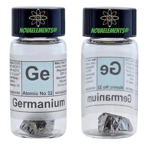 Germanio Metallico, Germanio Cristallino, Germanio 1 Grammo Puro 99.999% Fiala - Picture 1 of 5
