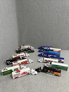 Lot of 17 Racing Champions 1:144 Semi Trailers - Nascar - Some cars included - Picture 1 of 24