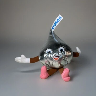 Hershey Park 13” Hershey Kiss Stuffed Plush Candy Chocolate Toys Pink Shoes 2023 - Imagem 1 de 4