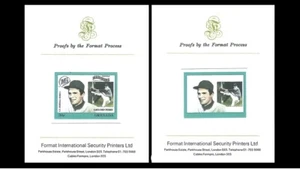 Grenada 1988 Sport American Baseball USA Gaylord Perry Rare Proofs MNH - Picture 1 of 3