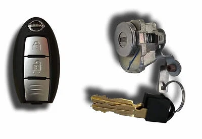 Genuine Nissan Qashqai Remote Key and Door Lock 285E36XR0A 998106UD2A - Image 1 of 4