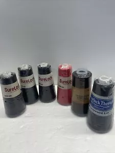 Thread Serger Overlock Machines SureLock & Beachwood LTD 6 spools 3000 yds each - Picture 1 of 5