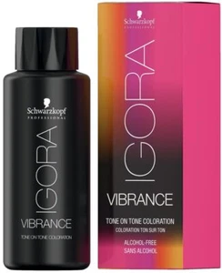 Schwarzkopf Igora Vibrance Alcohol Free Tone On Tone Coloration 60ML New - Picture 1 of 1