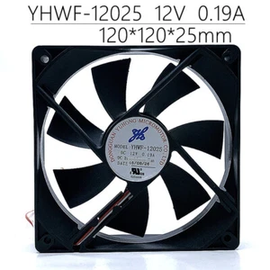 YHWF-12025 120*120*25mm 12V 0.19A 12CM Inverter desktop computer cooling fan - Photo 1/9