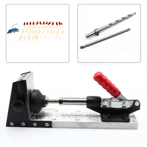 Jig Master System Pocket Hole Bohrhilfe Ger?t Taschenloch Pockethole Jig Kit - Bild 1 von 13