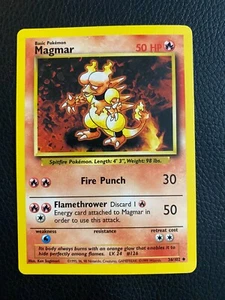 Magmar 036/102 Base Set Regular - Picture 1 of 2