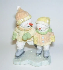 Estatuilla de muñeco de nieve vintage Frost Smitten - Imagen 1 de 2