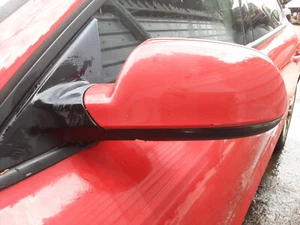 AUDI A5 8T ELECTRIC HEATED DOOR MIRROR N/S PASSENGER SIDE RED LY3J - Picture 1 of 3