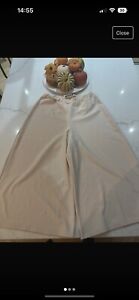 Missguided  Cream Cullottes Size 14 
