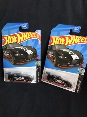 Hot Wheels 15 Mazda MX-5 Miata HW modificado #114 lote de 2 Foto 1 de 3