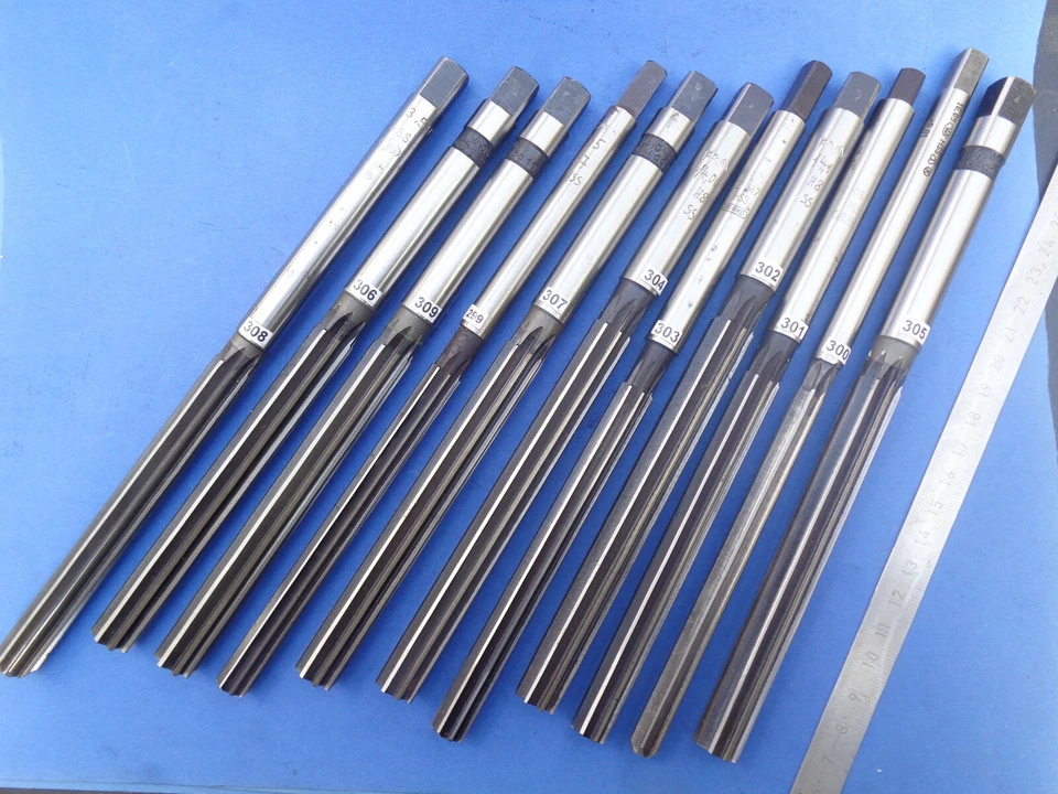 Handreibahle Reibahle Ø 10,05 bis Ø 14,10 H7/H8 HSS Werkö F.S.