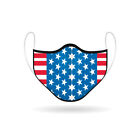 Chiffon Masque Visage - Lavable Réutilisable Coton Usa / Trump/ Biden / Crâne /