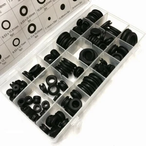 125 x TÜLLENSET GUMMIBLINDTÜLLEN OFFEN GESCHLOSSEN VERSCHIEDENE GRÖSSEN IM HÜLLE - Bild 1 von 1