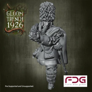 British SMG D | Fickle Dice Games | Gloom Trench | RPG Wargaming 3D Printed - Picture 1 of 1