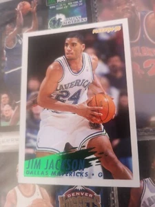 Carte Basket Nba Collection Fleer 1994 1995 Dallas Mavericks #48 Jim Jackson - Picture 1 of 2