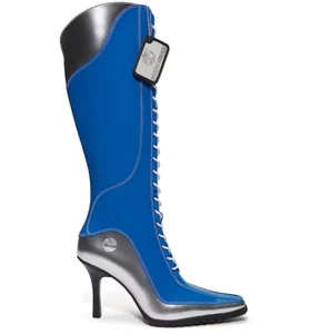 Timberland 14" Lace-Up Zip Boot Veneda Carter Bright Blue - Foto 1 di 3