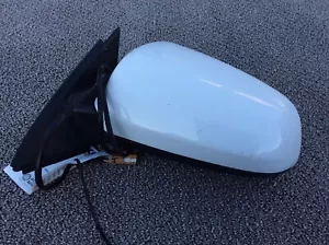 OEM 2005-2008 Audi A4 Sedan Left Side View Mirror White/Black Power Heated OEM - Bild 1 von 7