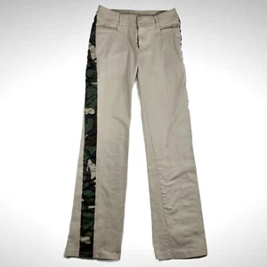 Pamplona Girls Khaki Camo Stripe Long Pants Size M - Picture 1 of 4